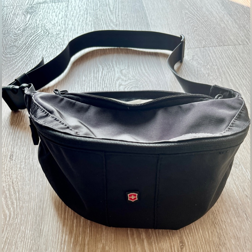 Victorinox Black Belt Bag for Men